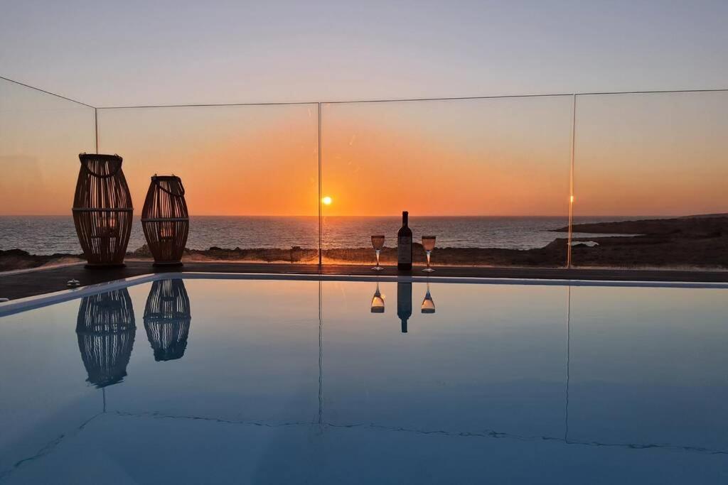 Tramonto Luxury Villa No1- Breathtaking Sunset View Foiníkion Exterior photo