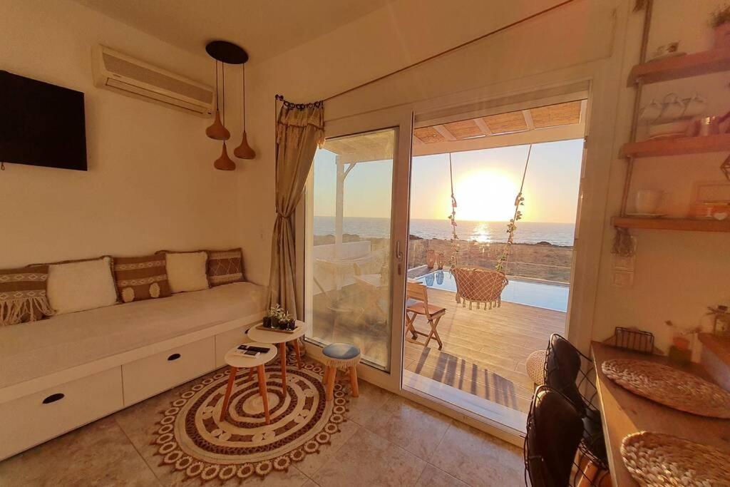 Tramonto Luxury Villa No1- Breathtaking Sunset View Foiníkion Exterior photo