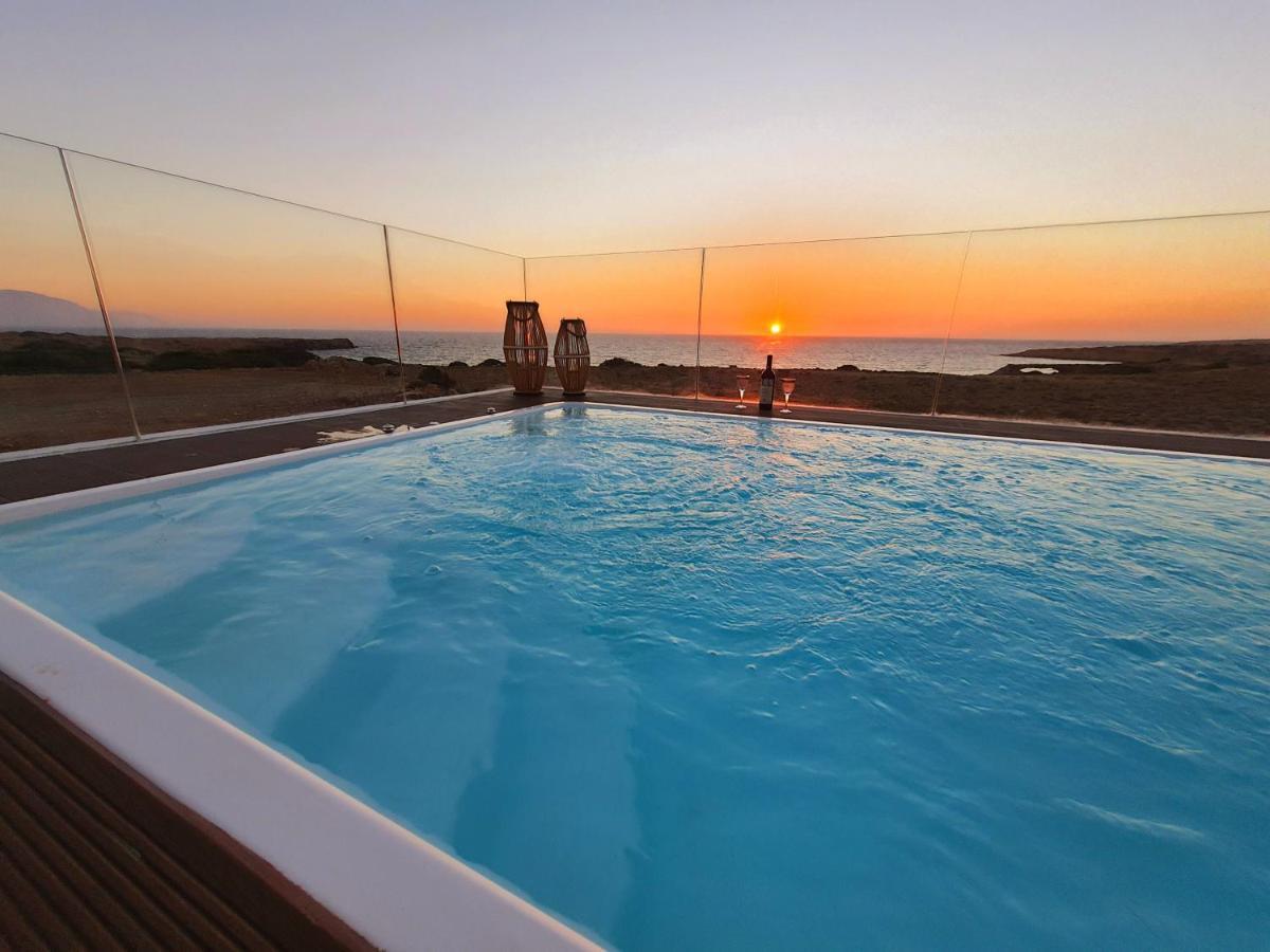 Tramonto Luxury Villa No1- Breathtaking Sunset View Foiníkion Exterior photo