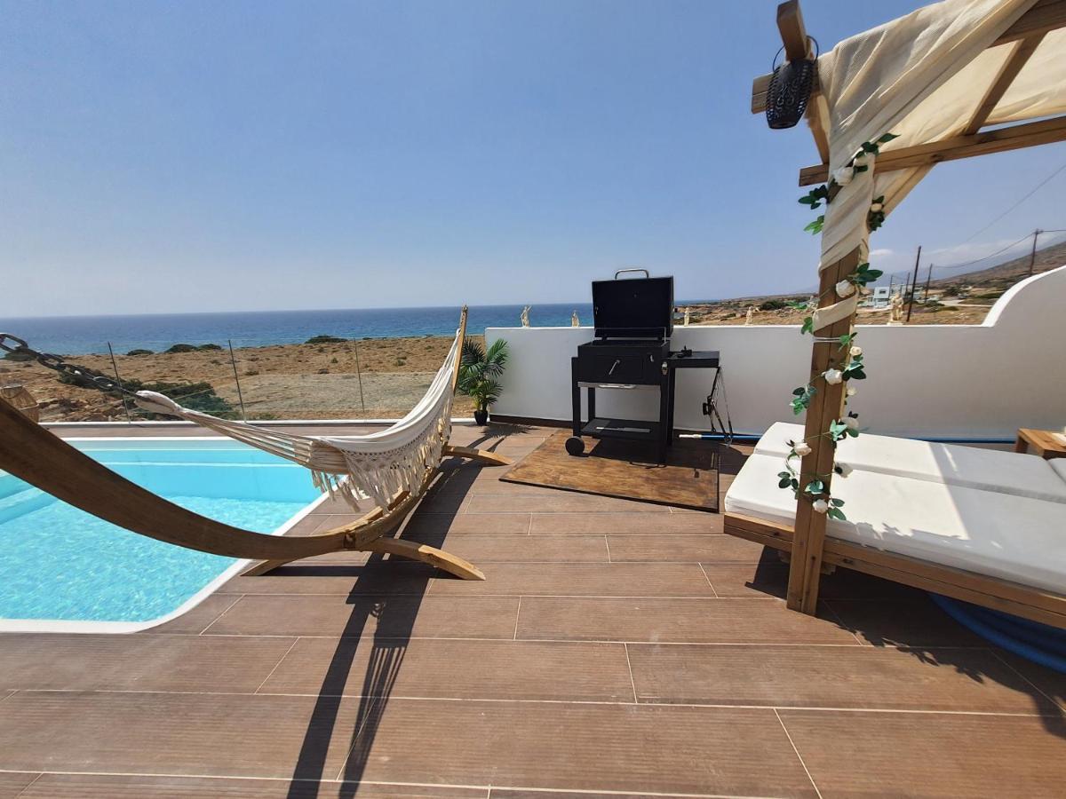 Tramonto Luxury Villa No1- Breathtaking Sunset View Foiníkion Exterior photo