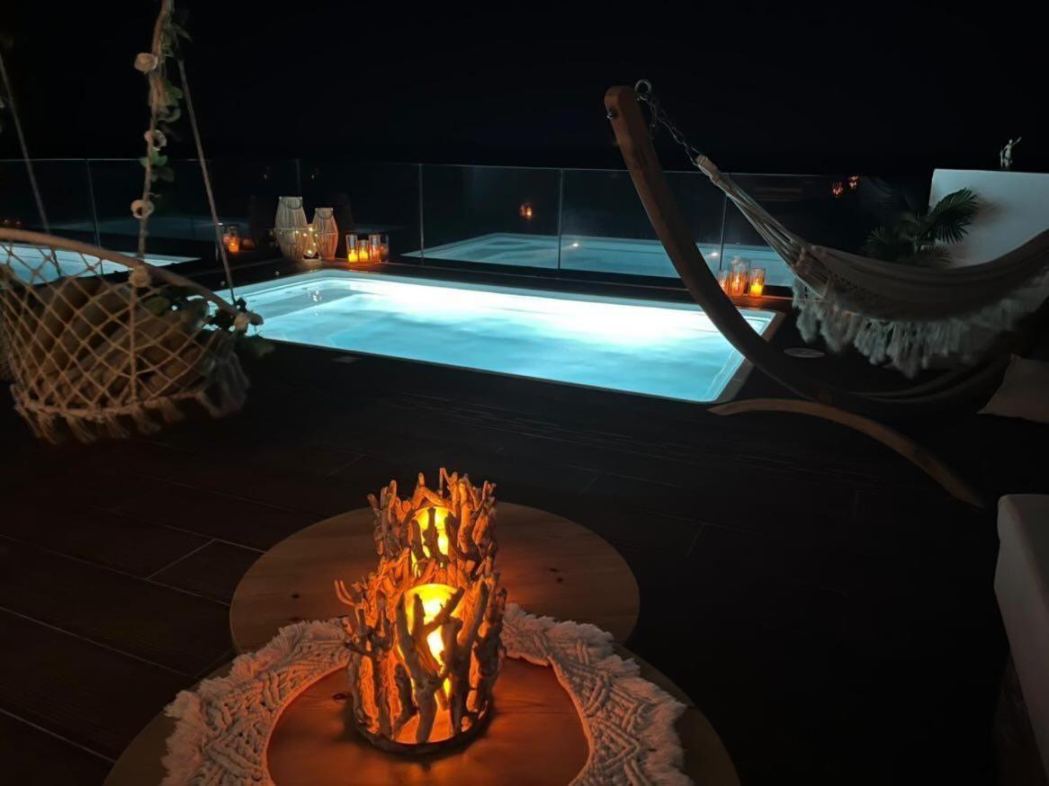 Tramonto Luxury Villa No1- Breathtaking Sunset View Foiníkion Exterior photo