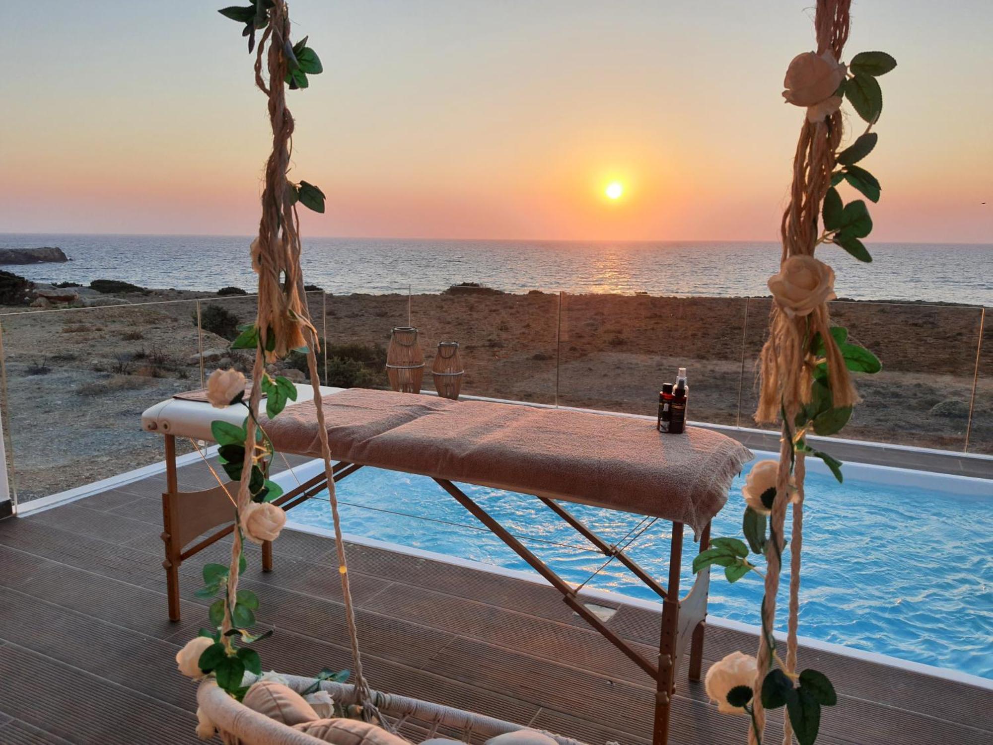 Tramonto Luxury Villa No1- Breathtaking Sunset View Foiníkion Exterior photo